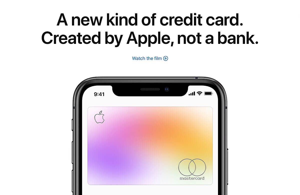 The virtual Apple Card.