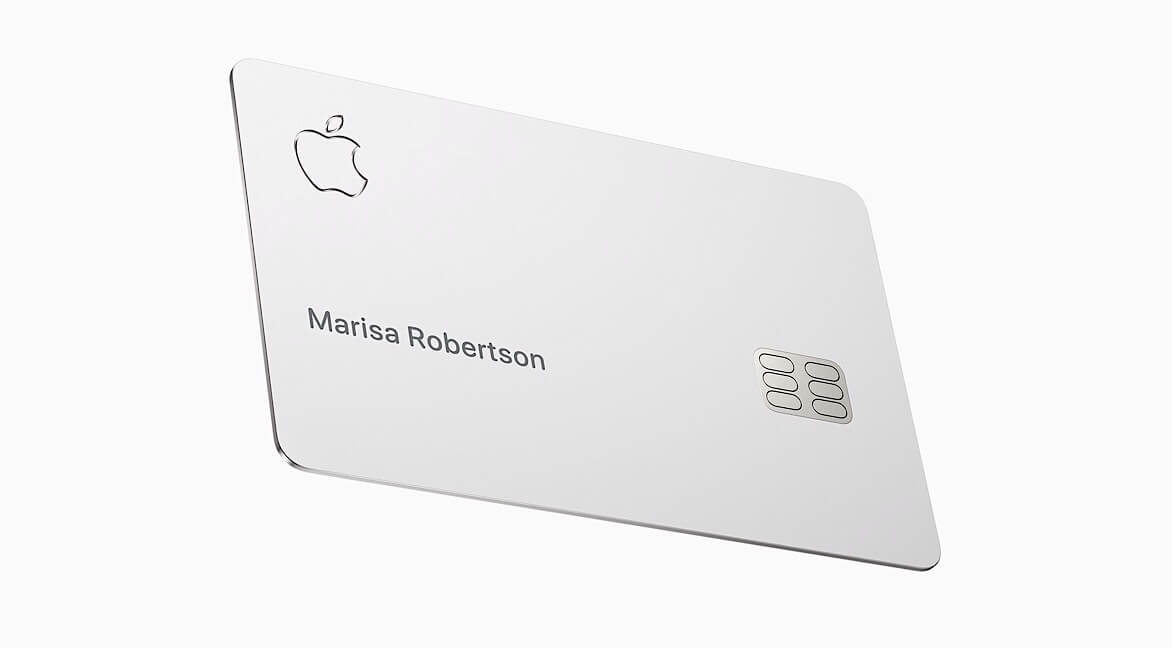 The physical Apple Card.