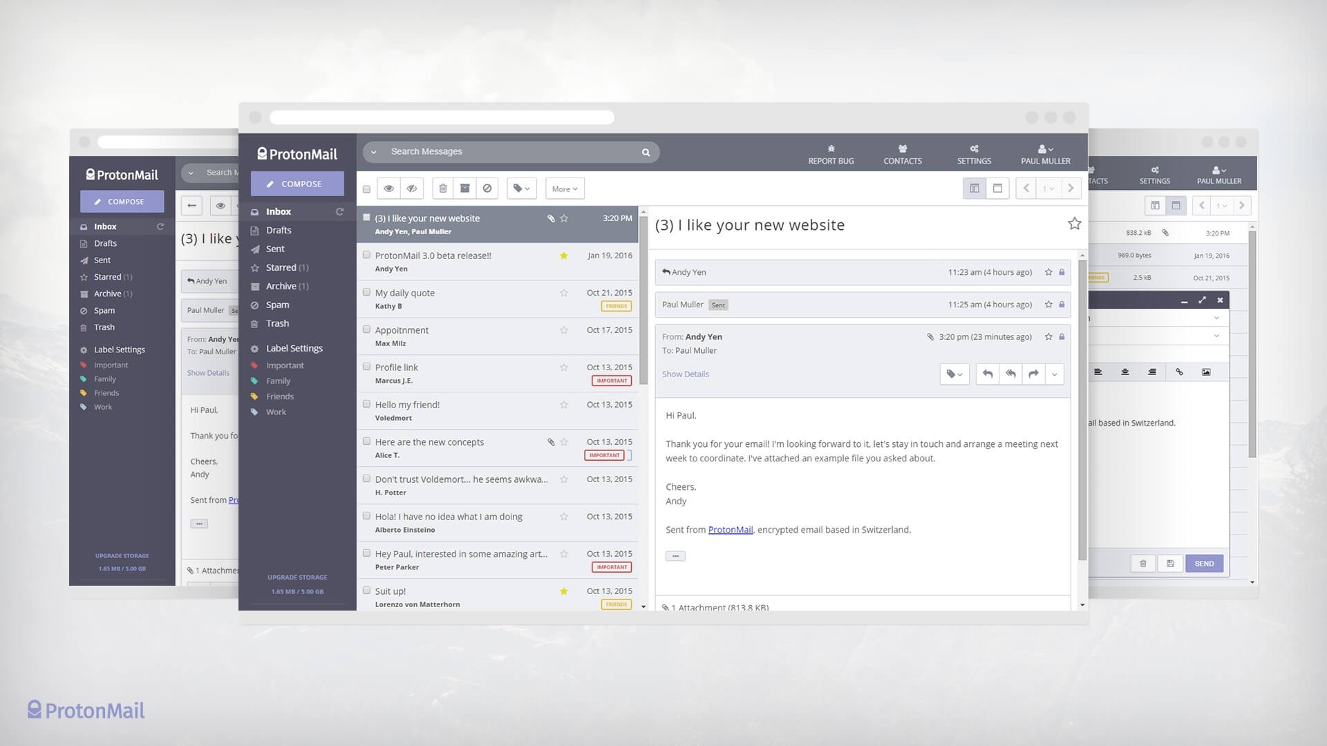 protonmail desktop client