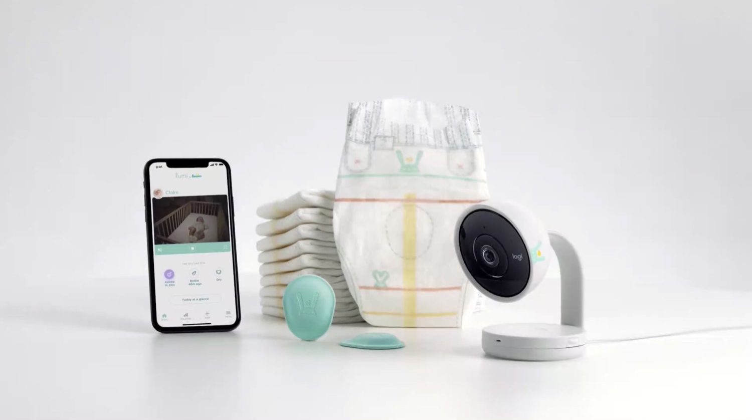 The Lumi by Pampers Connected Care System.