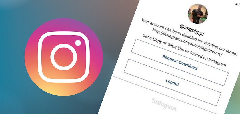 Joe Biggs banned from Instagram