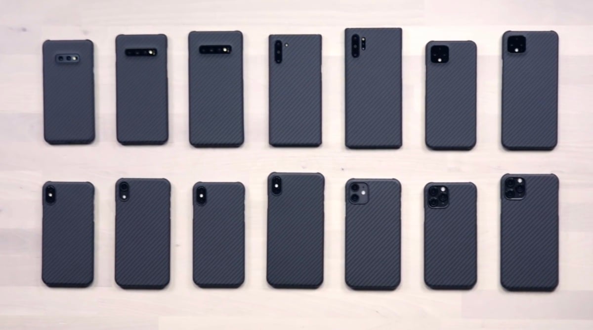 Latercase for several devices from the product launch video (YouTube - Unbox Therapy)