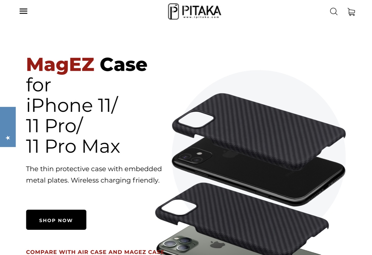 PITAKA’s MagEZ case for iPhone 11, 11 Pro, and Pro Max