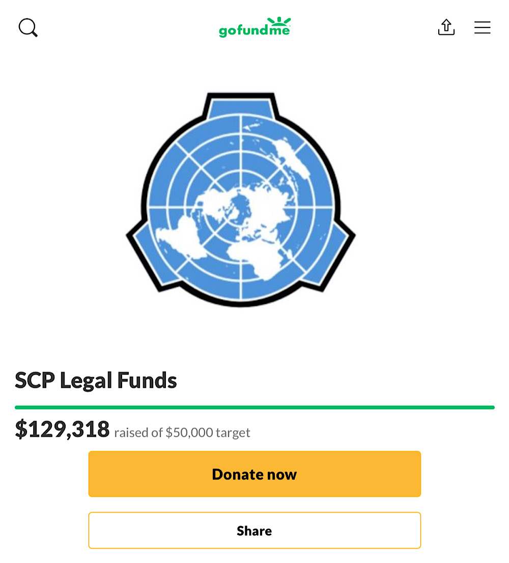 SCP and Markiplier are asking for donations to support its legal battle against Duksin