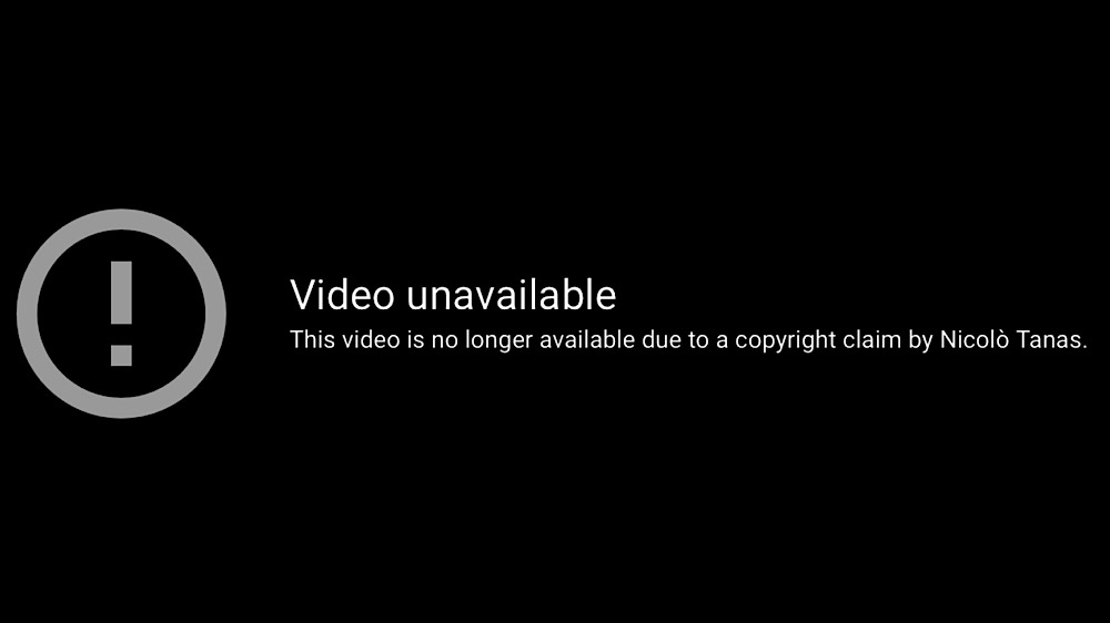 Jason Snell’s video is unavailable because of a copyright claim by Nicolò Tanas (YouTube - Six Colors)
