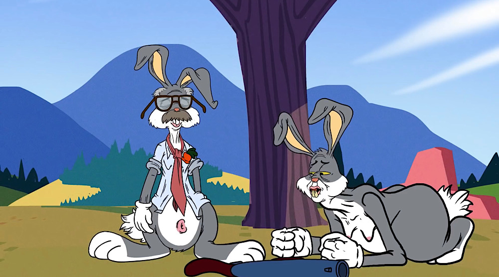 The Wabbit Season Bugs Bunny parody video was struck down after a copyright claim from Warner Bros. Entertainment