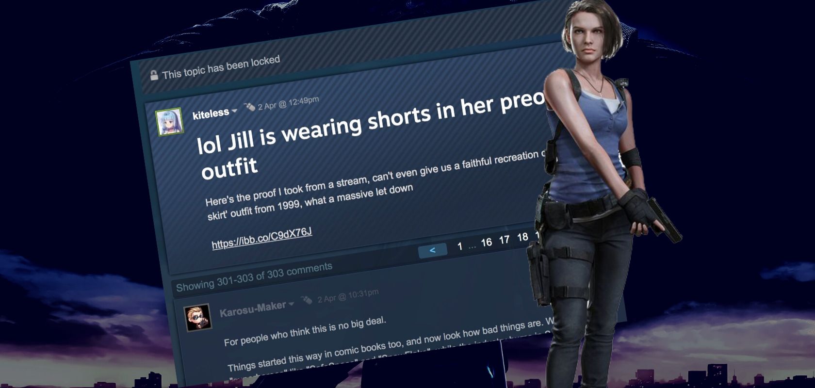 Resident Evil 3 Remake Leaves Some Fans Fuming Over Jill Valentine's Skirt