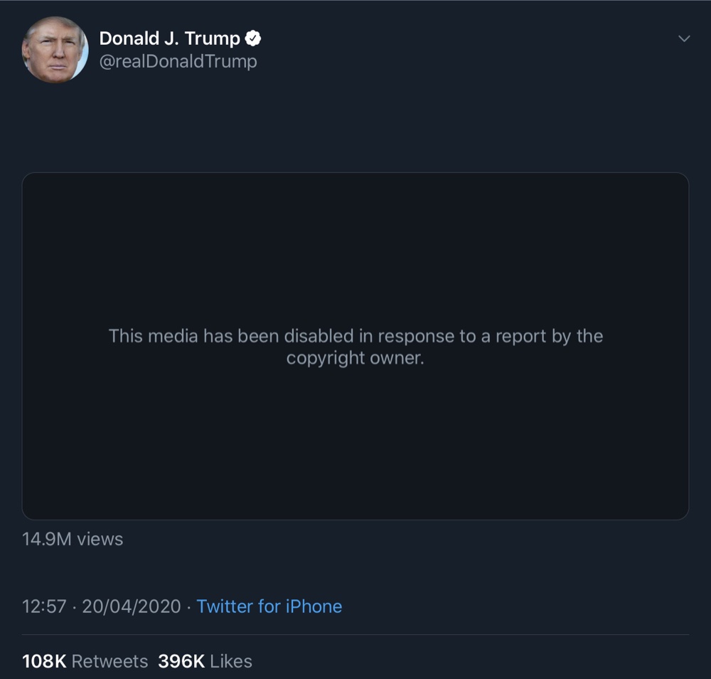 President Trump’s viral Biden-Obama meme has been blocked on Twitter (Twitter - @realDonaldTrump)