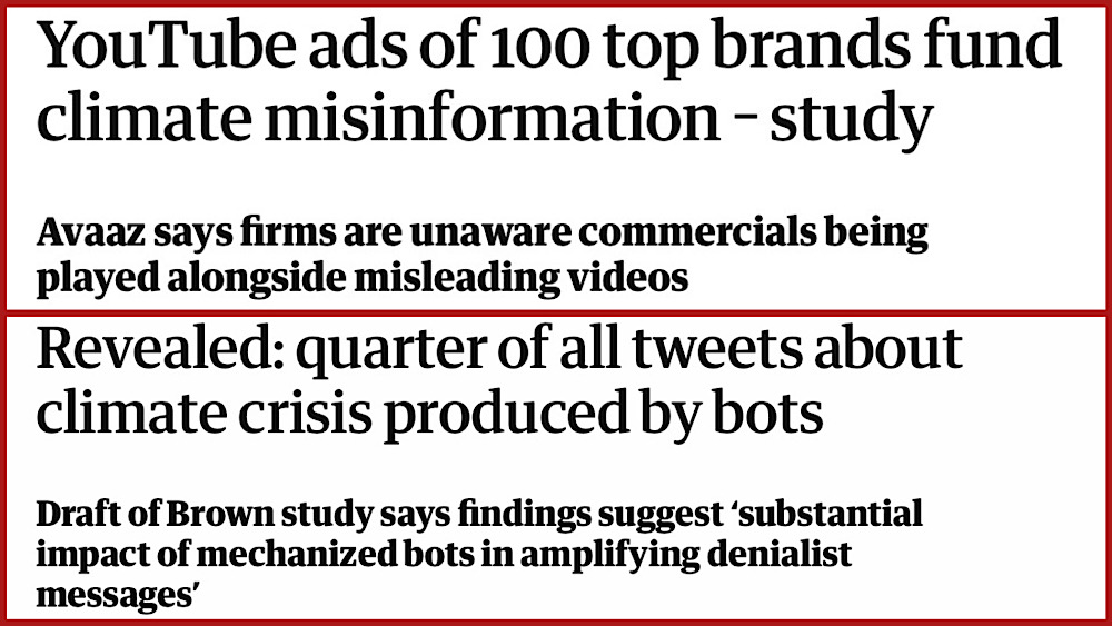 The Guardian has directly targeted Twitter users and pushed for YouTube demonetization in its articles