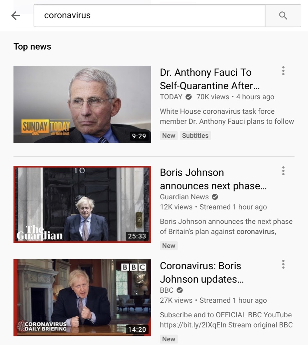 YouTube’s heavy promotion of authoritative sources makes it almost impossible to find coverage of news and current events from independent creators