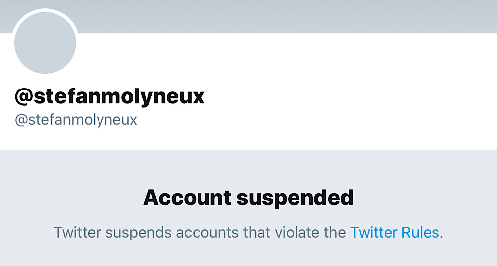 Twitter has suspended Stefan Molyneux after nine years on the platform (Twitter - @stefanmolyneux)