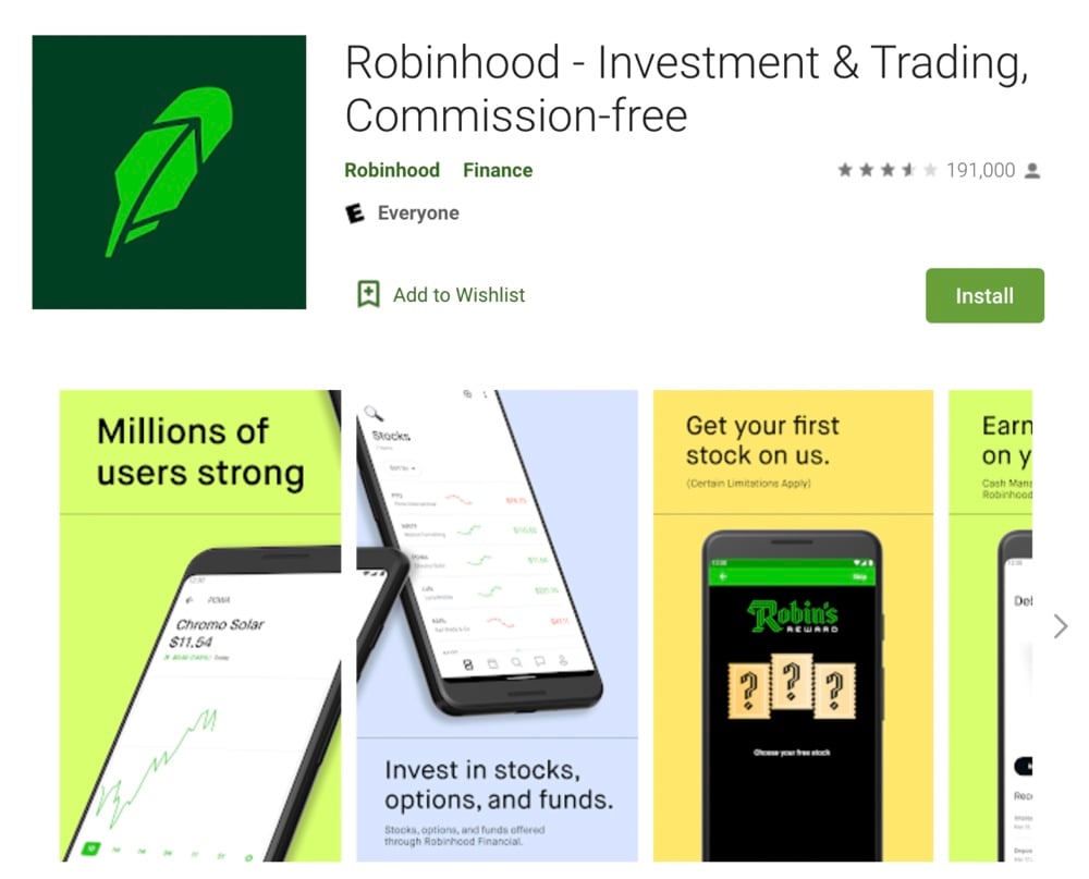 Robinhood had a 3.5 star Google Play rating before it banned trades on GameStop and other trending stocks