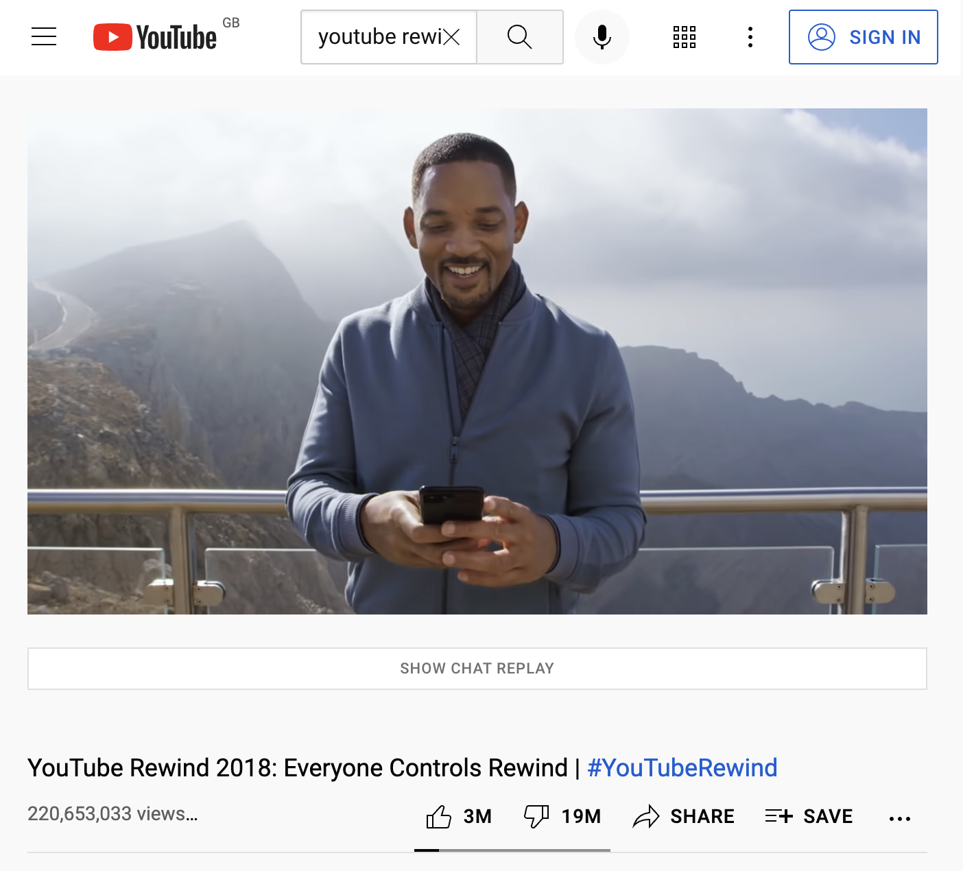 Youtube rewind