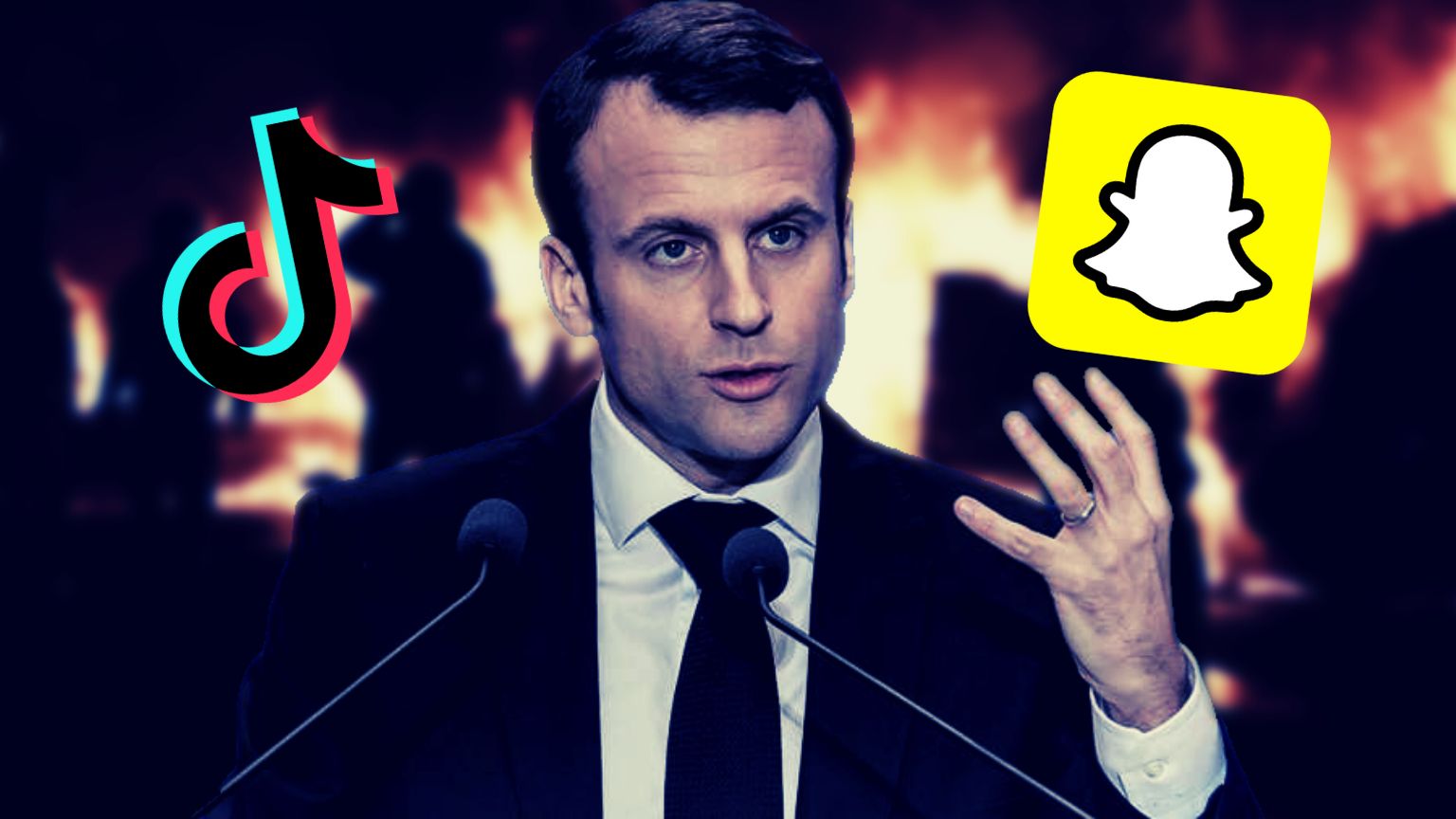 Macron Wants Platforms To Delete Riot Content, Blames Social Media and Video Games For Riot Spread