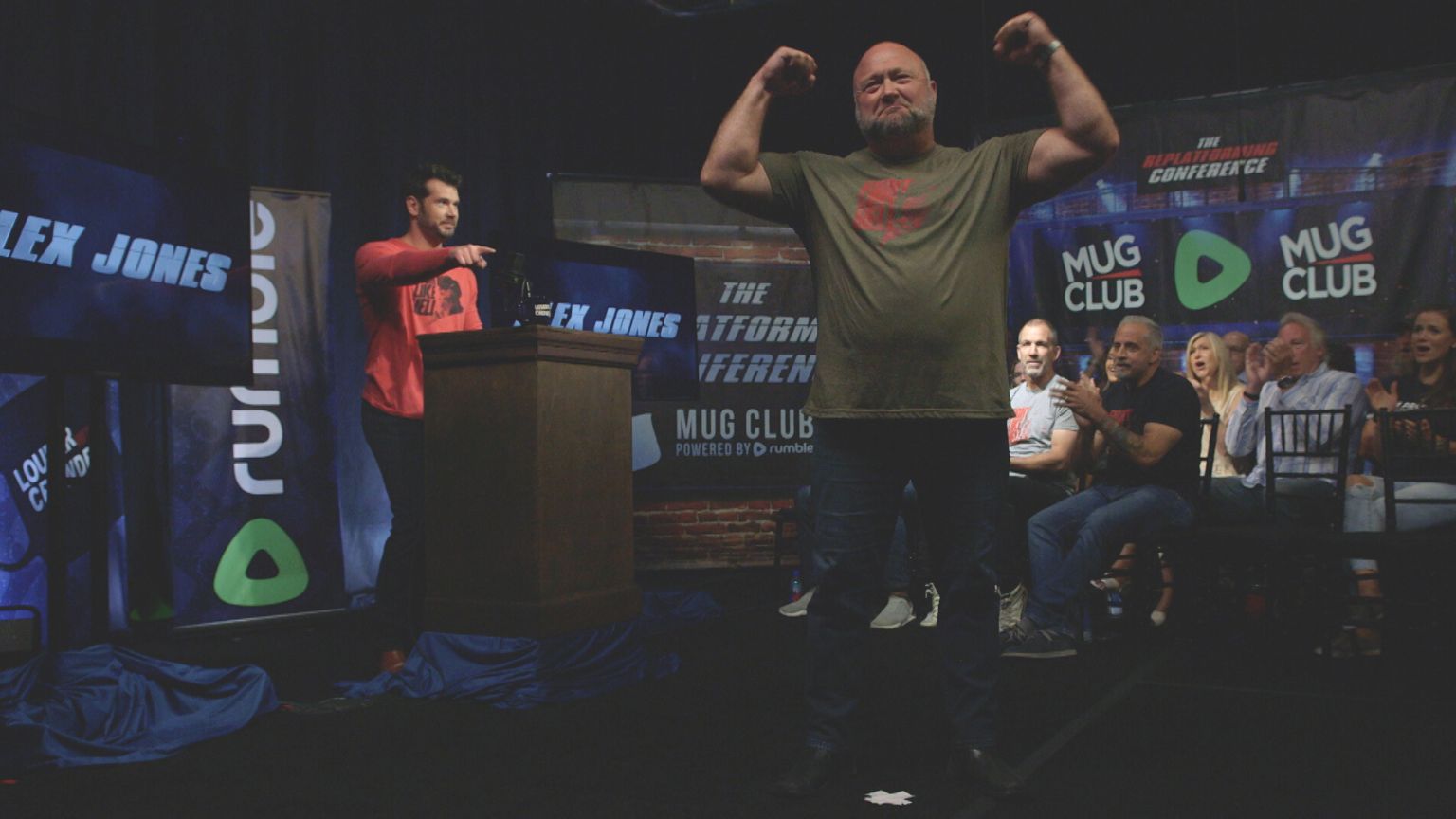 Alex Jones Joins Steven Crowder’s MugClub on Rumble