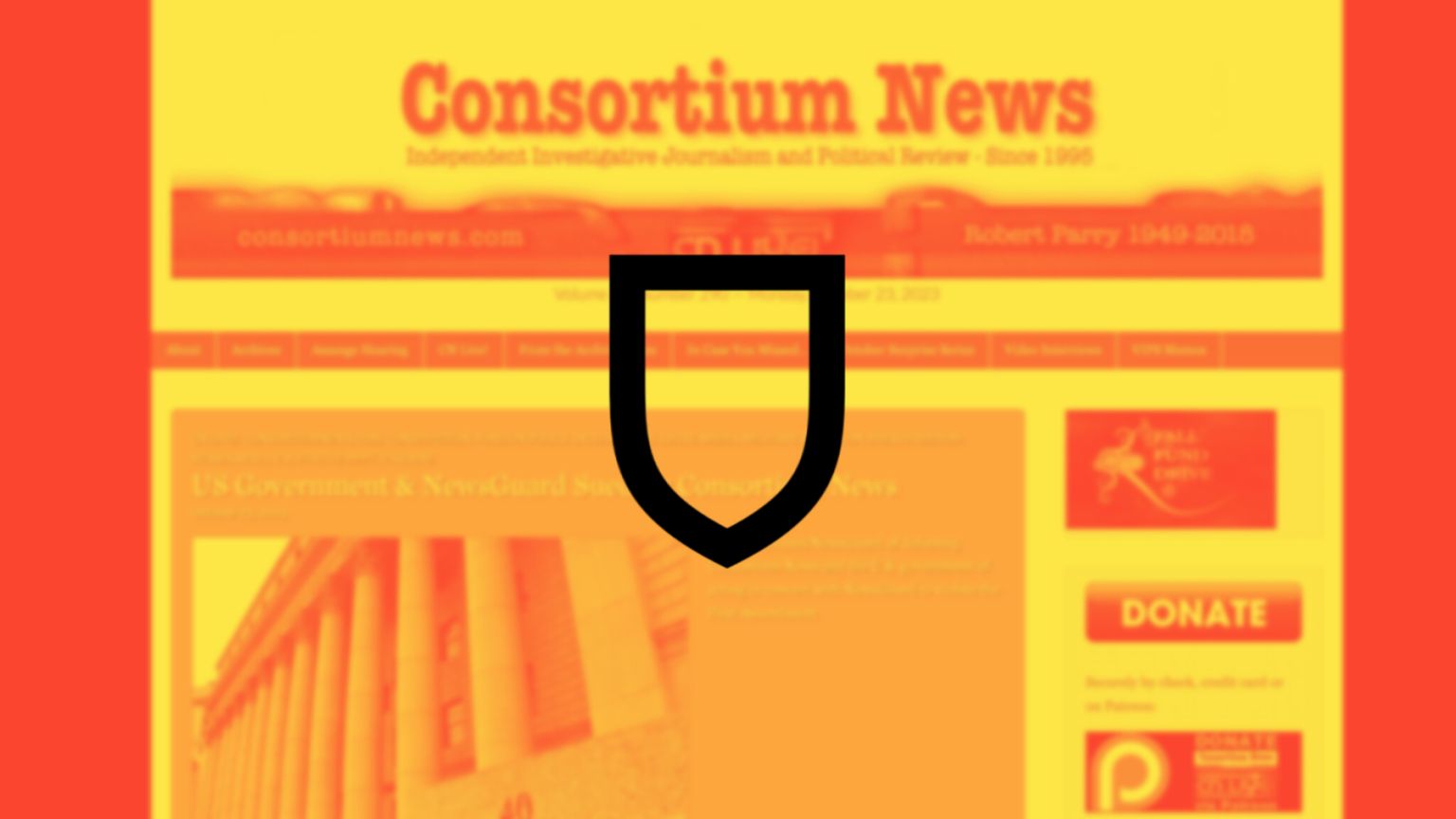 Consortium News verklagt den „Desinformations“-Schiedsrichter NewsGuard.