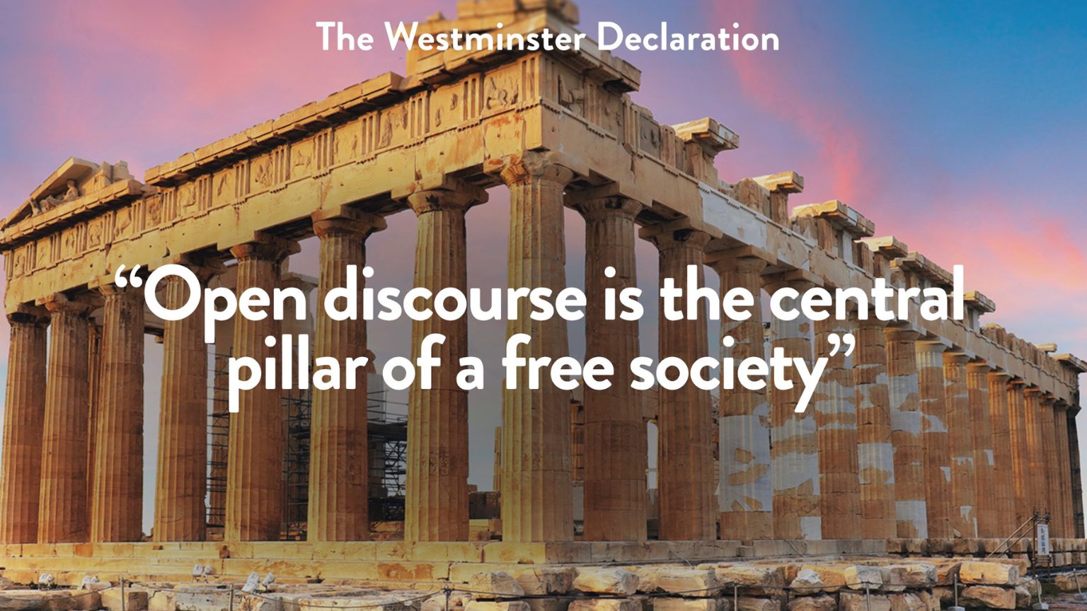 The Westminster Declaration: Artists, Journalists, and Intellectuals Demand The Censorship Industrial Complex is Dismantled